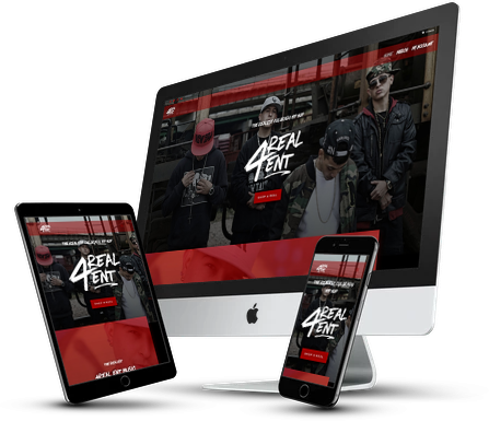 4Real Ent Website Design 4Real Ent Website Design
